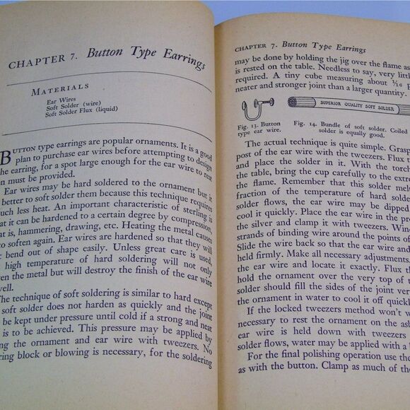 Creating Jewelry for Fun and Profit Vintage 1947 Book Andrew Dragunas Antique - Picture 7 of 7